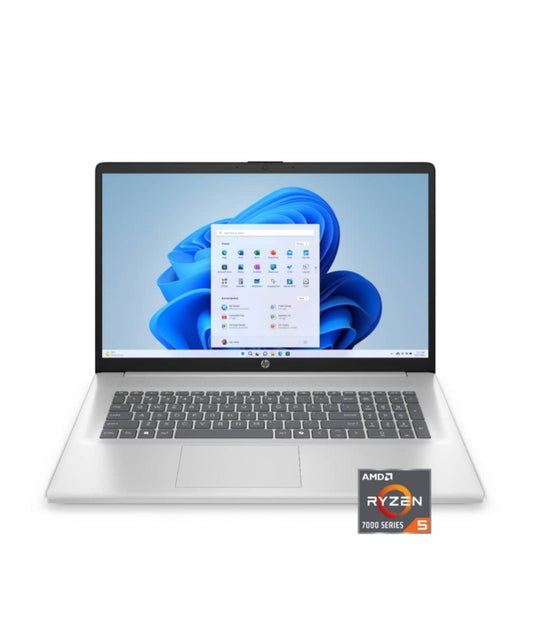 HP HP - 17.3" Full HD Laptop - AMD Ryzen 5 - 8GB Memory - 512GB SSD - Natural Silver